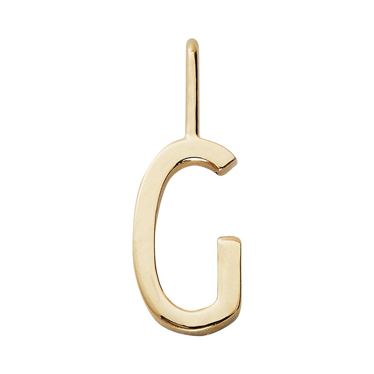 Design Letters - Anheng gullbelagt G 10mm