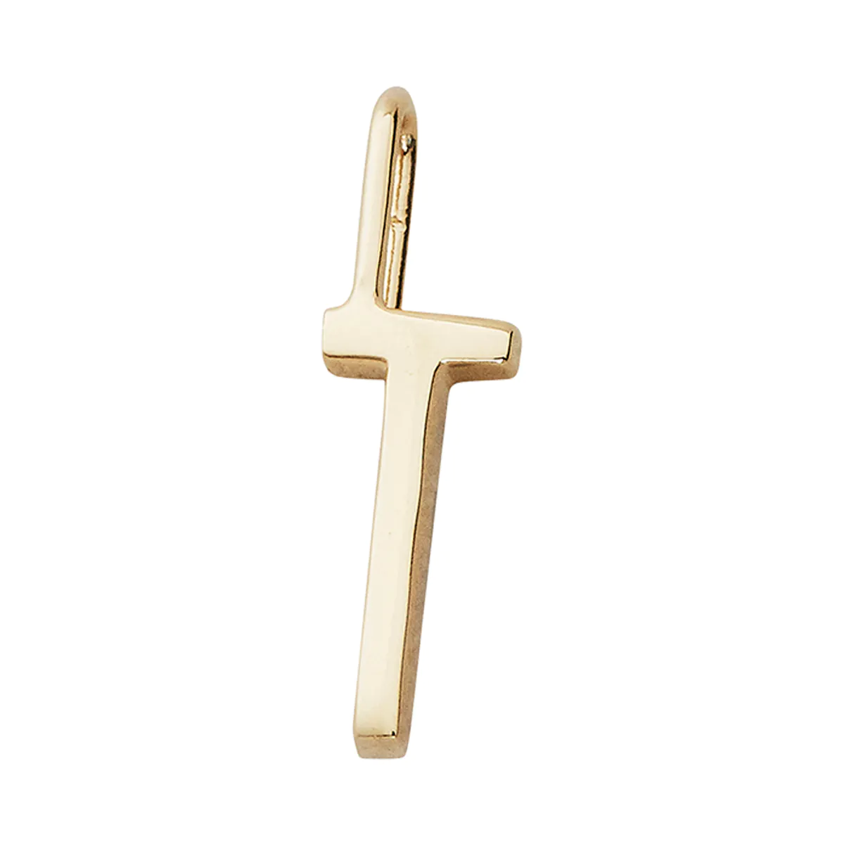 Design Letters - Anheng gullbelagt T 10mm