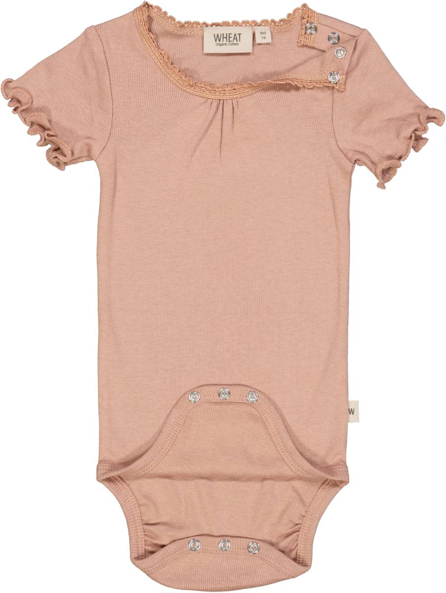 Wheat - Body Rib Lace SS rose dawn